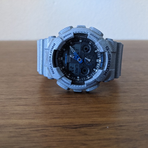casio g shock denim
